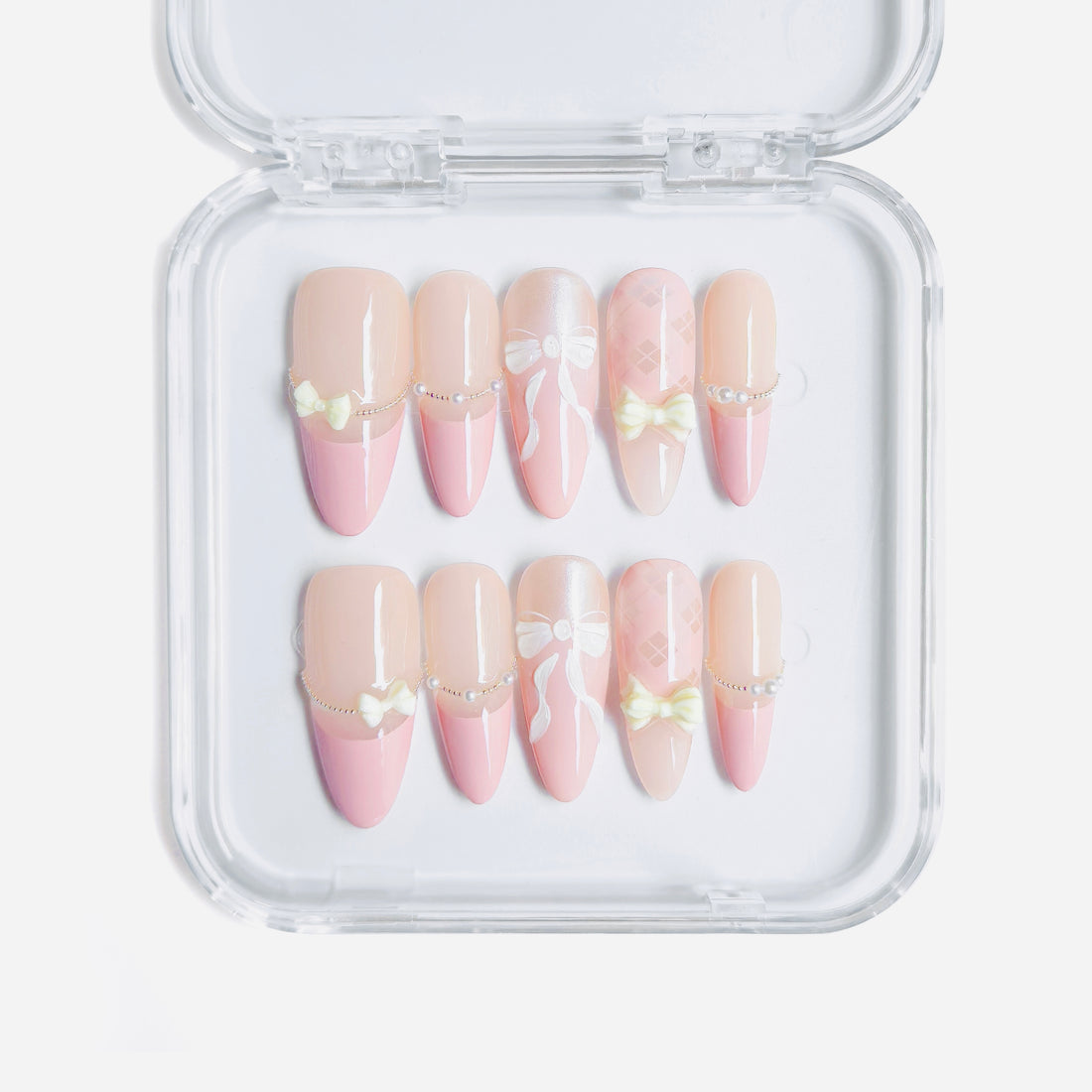 Soft Pink Plaid Skirt