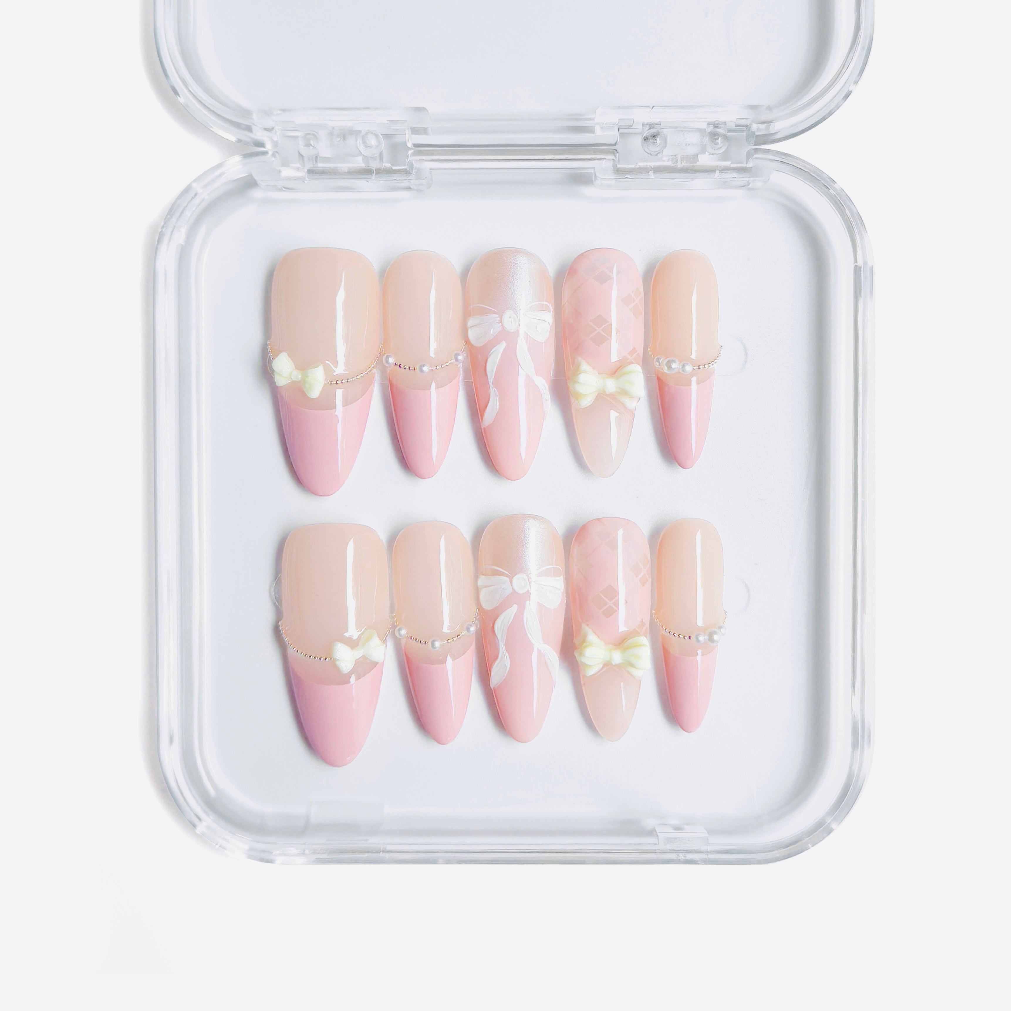 Soft Pink Plaid Skirt